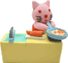 Cat cooking